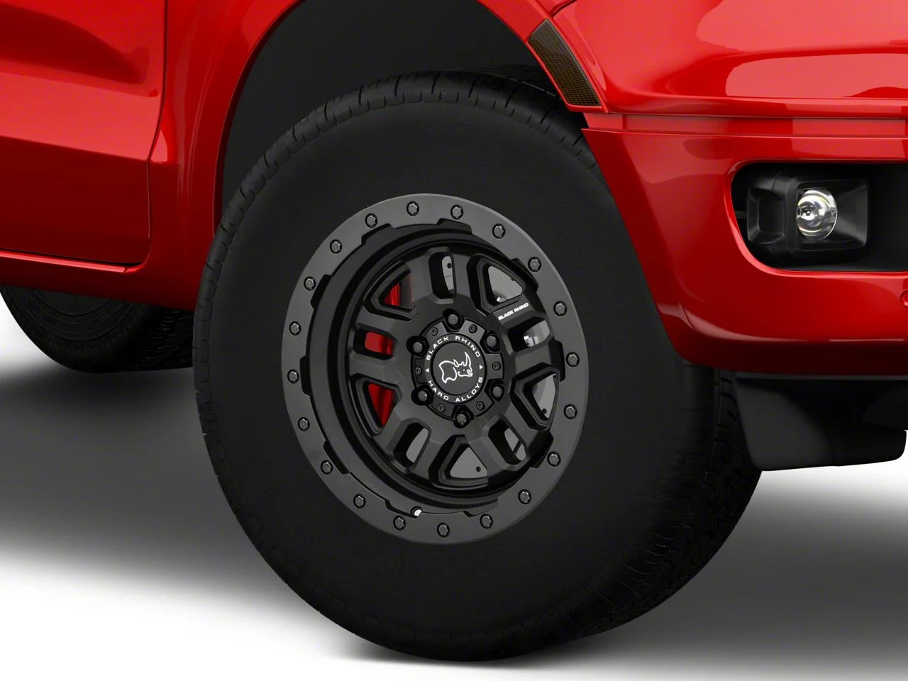 Black Rhino Barstow Textured Matte Black 6-Lug Wheel; 17x9.5; -18mm Offset (19-23 Ranger)