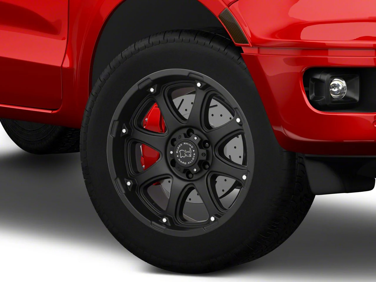 Black Rhino Glamis Matte Black 6-Lug Wheel; 20x9; 12mm Offset (19-23 Ranger)