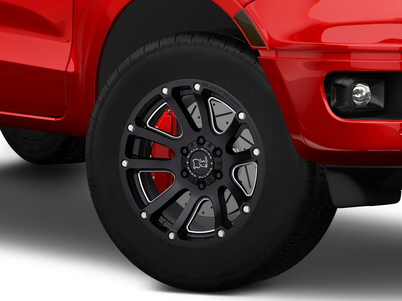 Black Rhino Highland Matte Black 6-Lug Wheel; 18x9.5; -12mm Offset (19-23 Ranger)