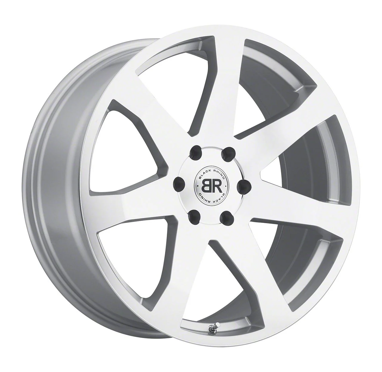 Black Rhino Mozambique Silver 6-Lug Wheel; 18x8.5; 0mm Offset (19-23 Ranger)