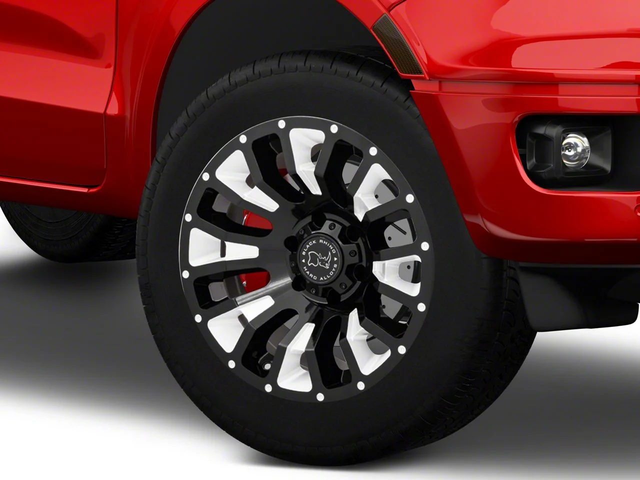 Black Rhino Pinatubo Gloss Black Milled 6-Lug Wheel; 20x9.5; 6mm Offset (19-23 Ranger)