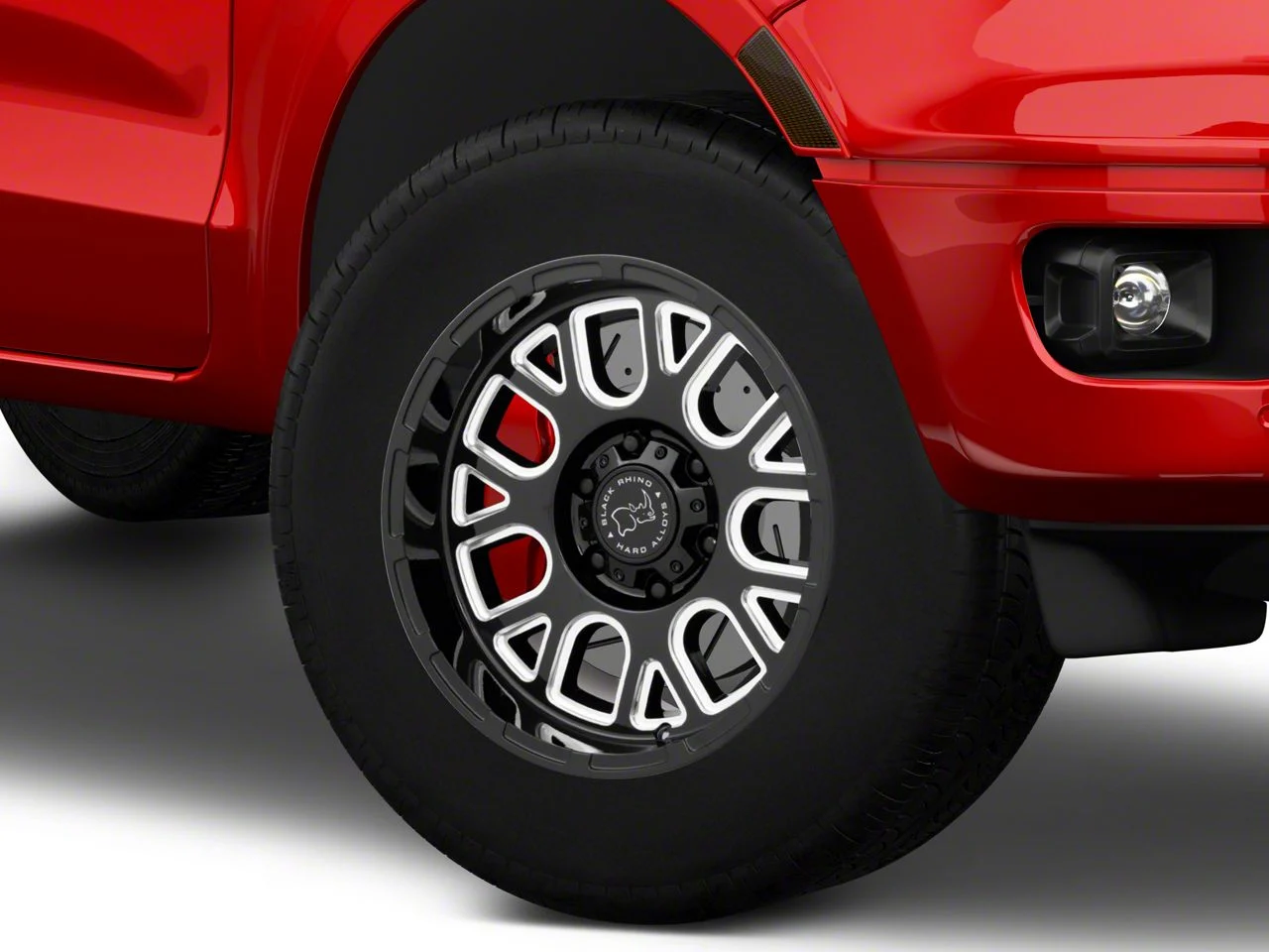 Black Rhino Pismo Gloss Black Milled 6-Lug Wheel; 18x9.5; -18mm Offset (19-23 Ranger)