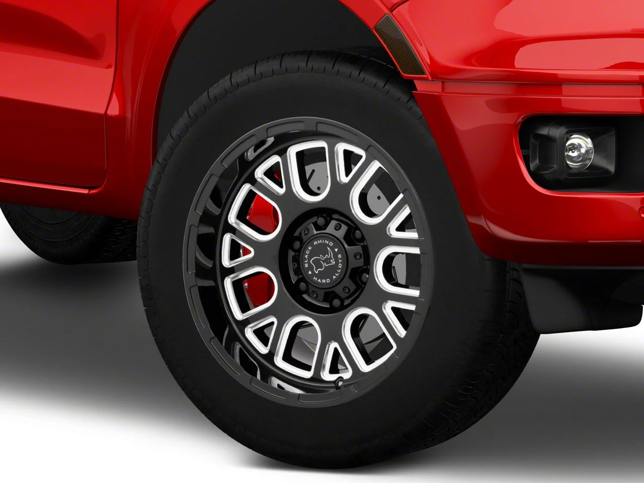 Black Rhino Pismo Gloss Black Milled 6-Lug Wheel; 20x9.5; -18mm Offset (19-23 Ranger)