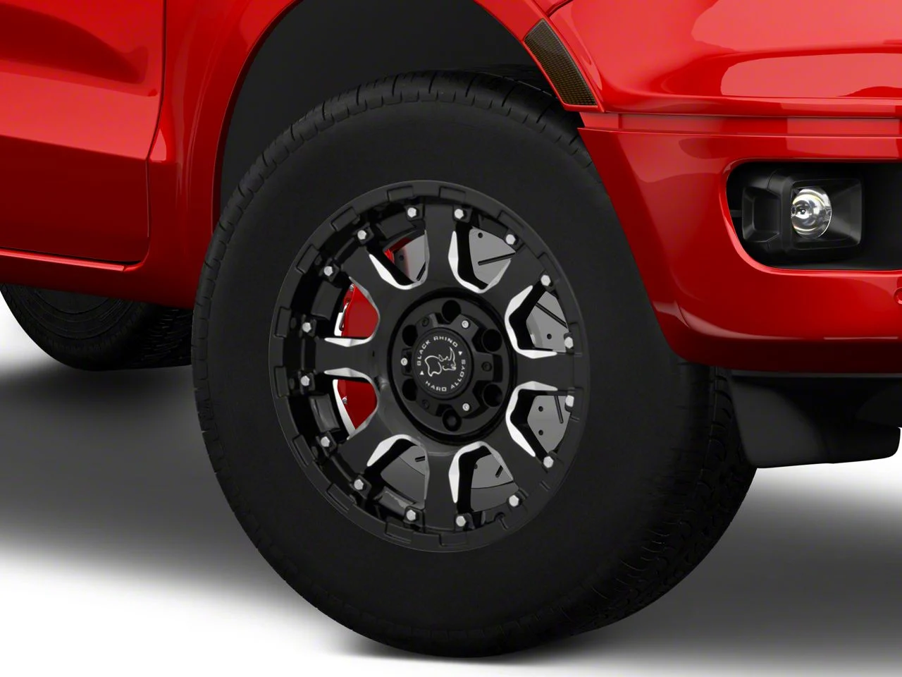 Black Rhino Sierra Gloss Black Milled 6-Lug Wheel; 18x9; -12mm Offset (19-23 Ranger)
