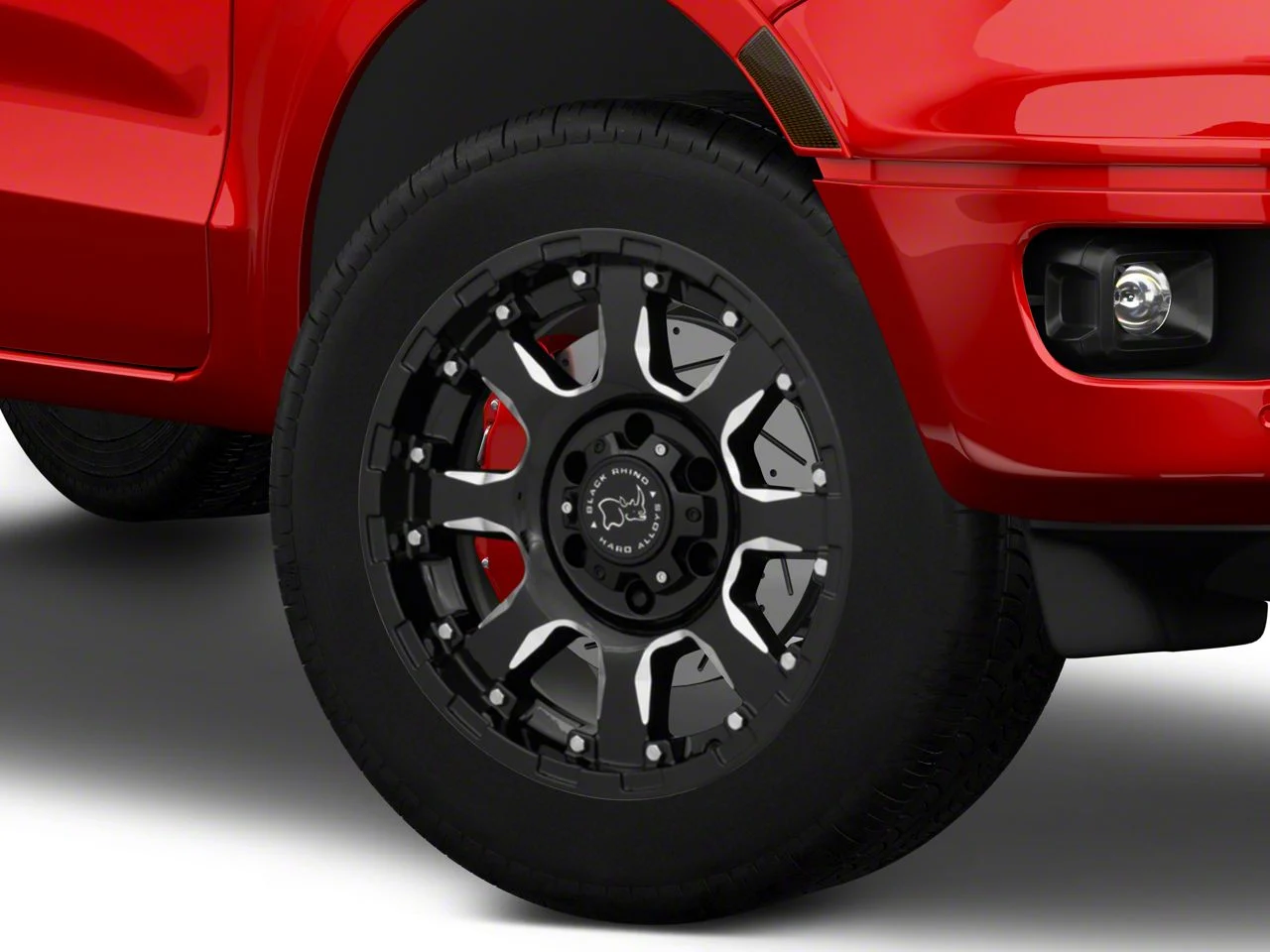 Black Rhino Sierra Gloss Black Milled 6-Lug Wheel; 20x9; 12mm Offset (19-23 Ranger)