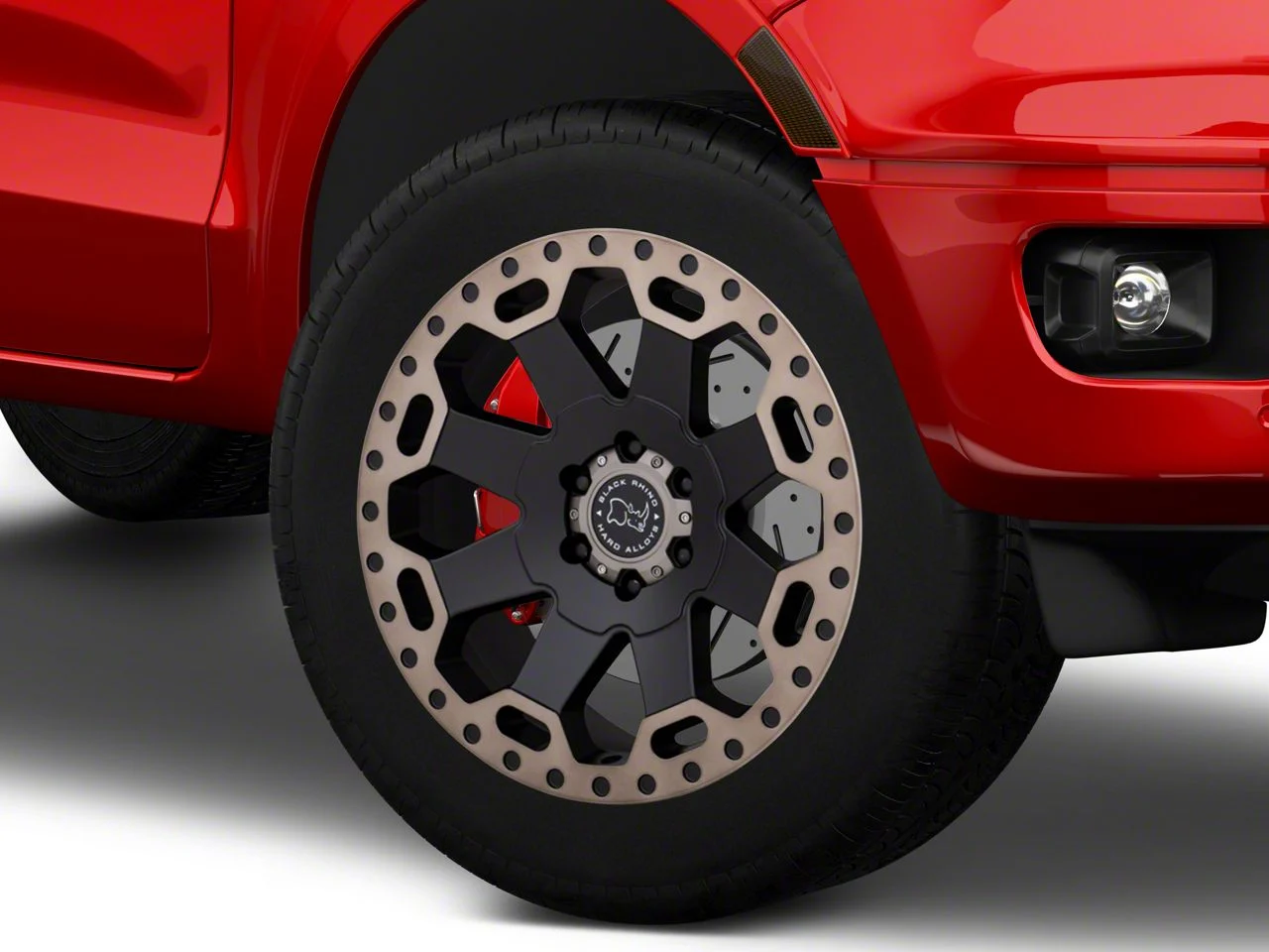 Black Rhino Warlord Matte Black with Machined Dark Tint Lip 6-Lug Wheel; 20x9; -12mm Offset (19-23 Ranger)