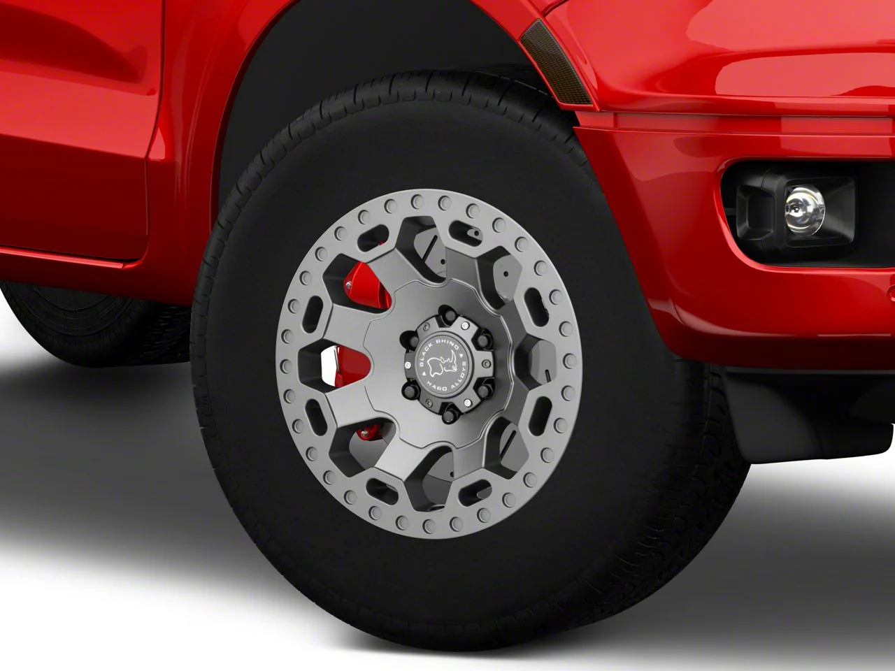 Black Rhino Warlord Matte Gunmetal 6-Lug Wheel; 17x9; -12mm Offset (19-23 Ranger)