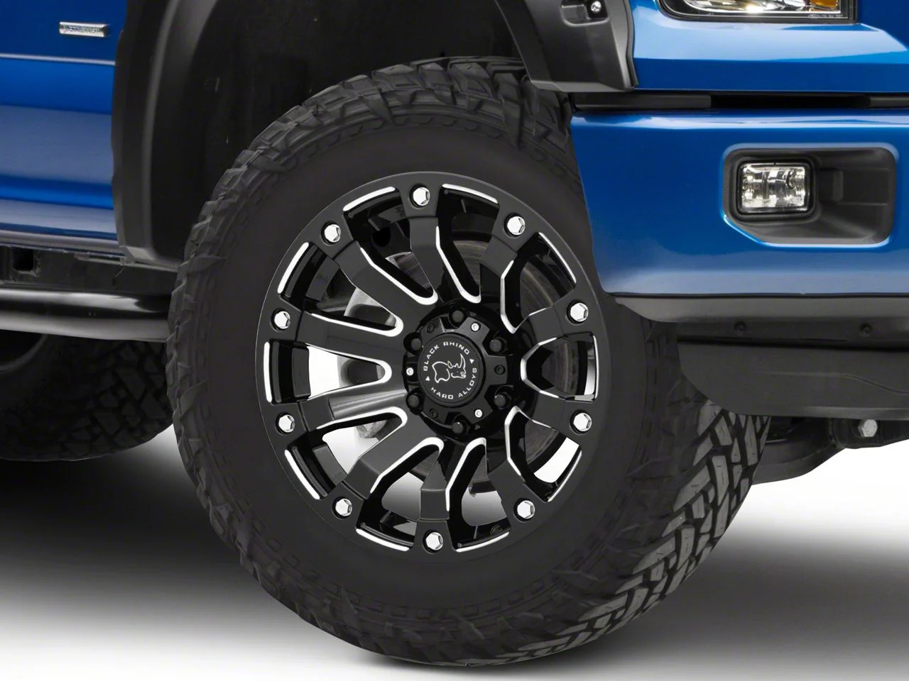 Black Rhino Selkirk Gloss Black Milled 6-Lug Wheel; 20x10; 0mm Offset (15-20 F-150)