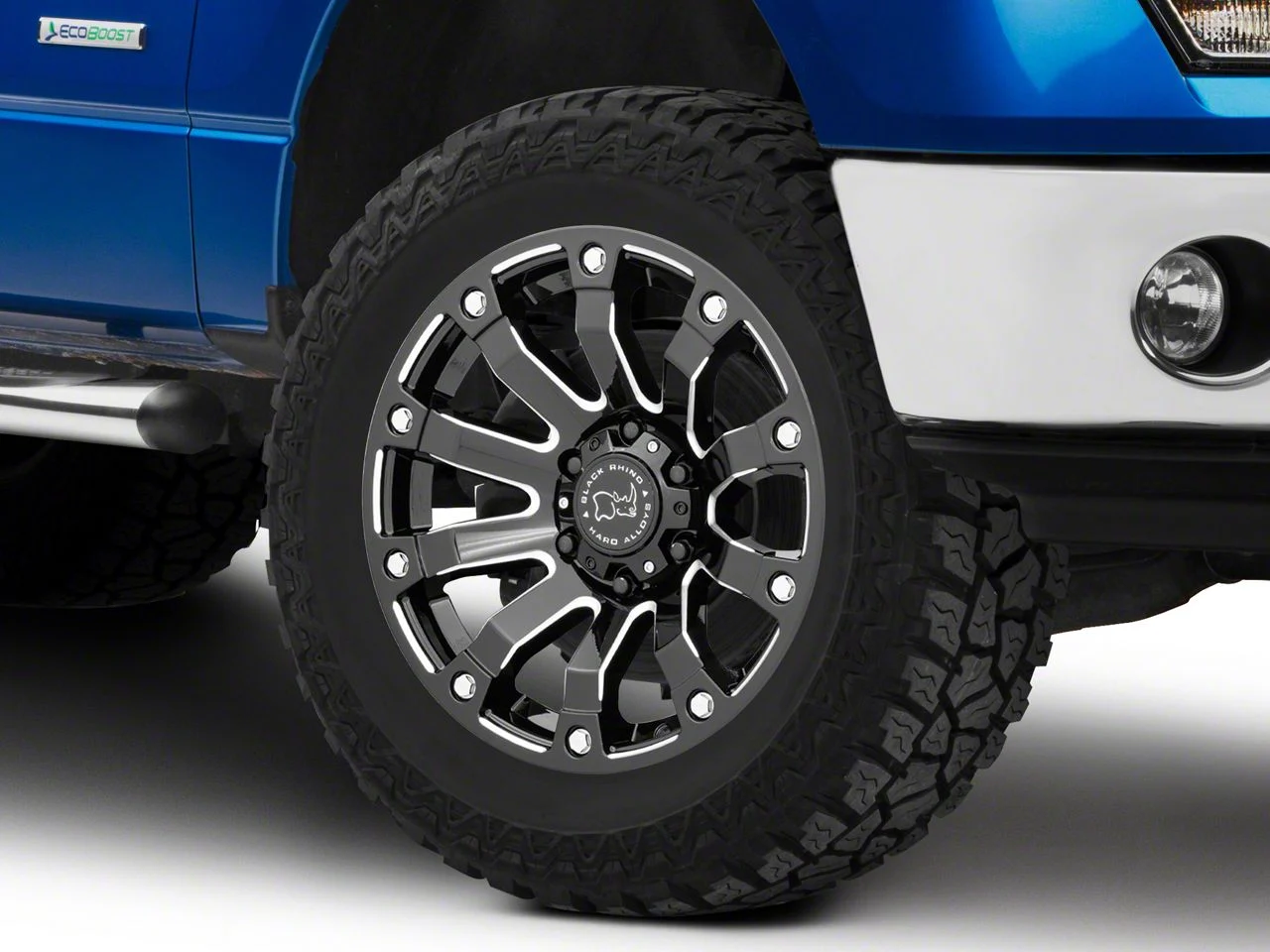 Black Rhino Selkirk Gloss Black Milled 6-Lug Wheel; 20x9; 12mm Offset (09-14 F-150)