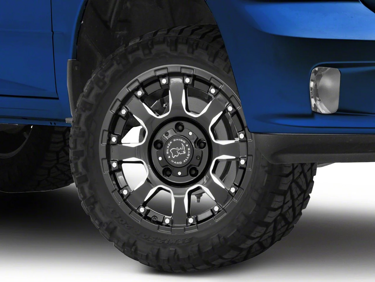 Black Rhino Sierra Gloss Black Milled 5-Lug Wheel; 20x9; 0mm Offset (09-18 RAM 1500)