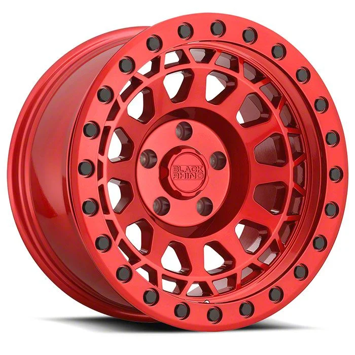 Black Rhino Primm Candy Red 8-Lug Wheel; 17x9; 0mm Offset (07-10 Sierra 3500 HD SRW)