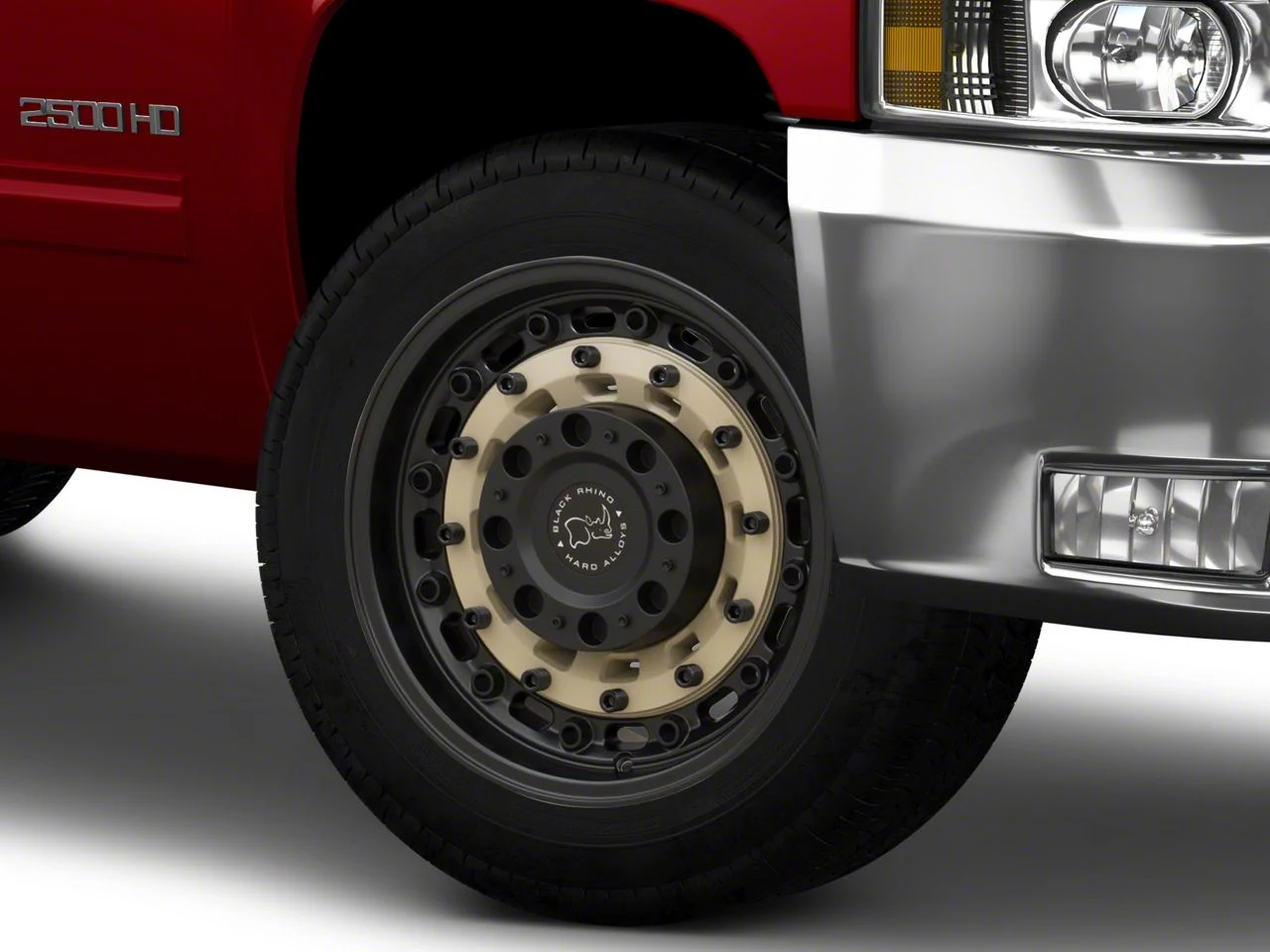 Black Rhino Arsenal Sand on Black 8-Lug Wheel; 20x9.5; 12mm Offset (07-10 Silverado 2500 HD)