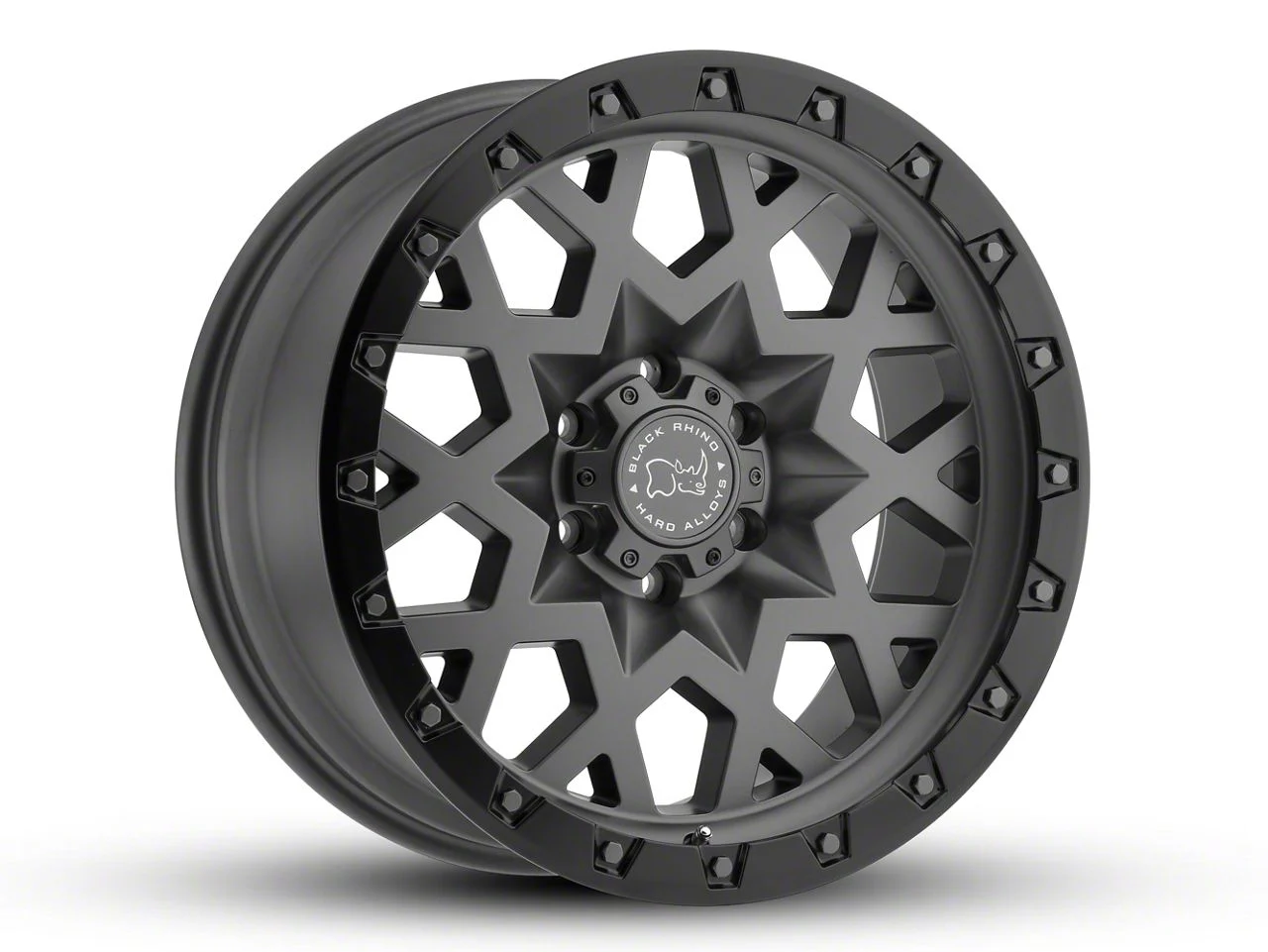 Black Rhino Sprocket Matte Gunmetal 6-Lug Wheel; 20x9.5; 6mm Offset (14-18 Silverado 1500)