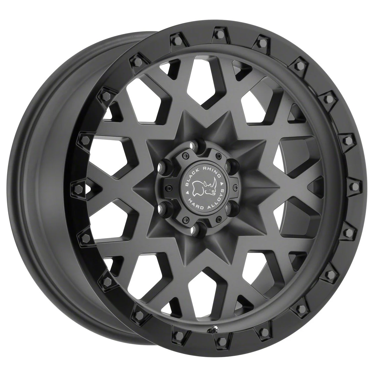 Black Rhino Sprocket Matte Gunmetal with Gloss Black Face 5-Lug Wheel; 20x9.5; 0mm Offset (09-18 RAM 1500)