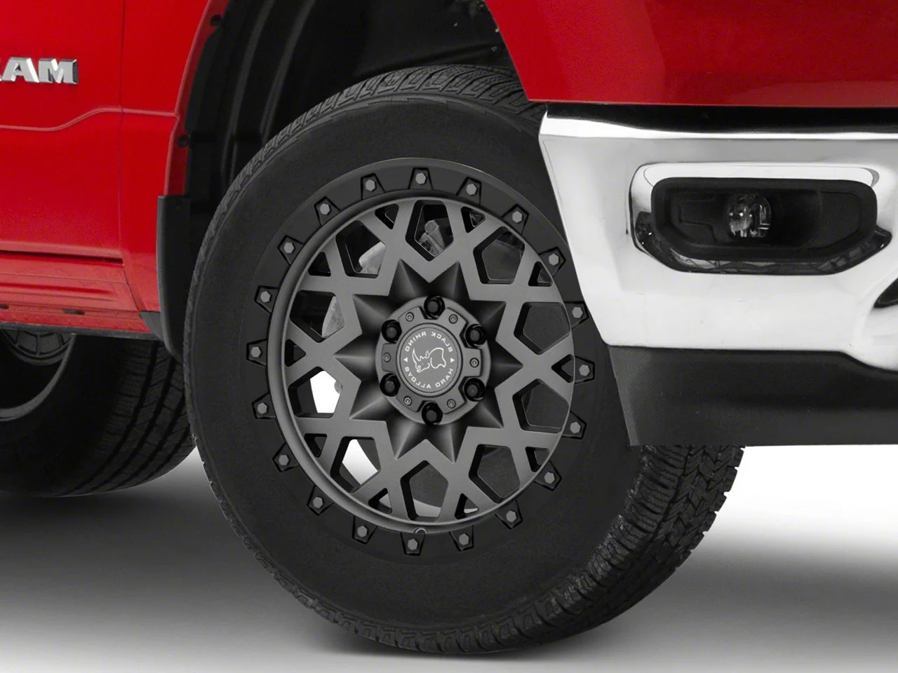 Black Rhino Sprocket Matte Gunmetal with Gloss Black Face 6-Lug Wheel; 20x9.5; -18mm Offset (19-26 RAM 1500)