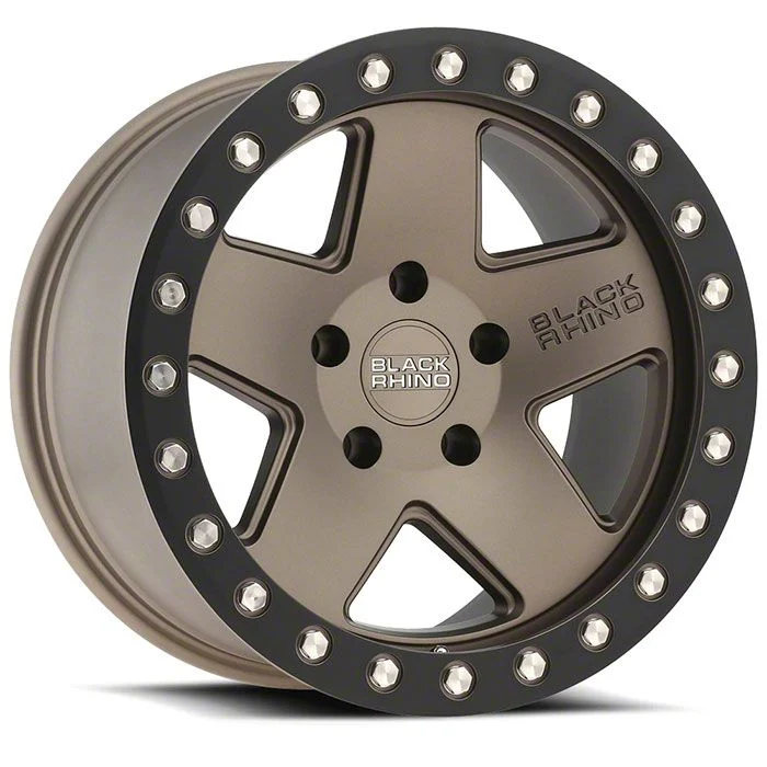 Black Rhino Crawler Matte Bronze with Black Lip 6-Lug Wheel; 18x9.5; -18mm Offset (21-26 Tahoe)