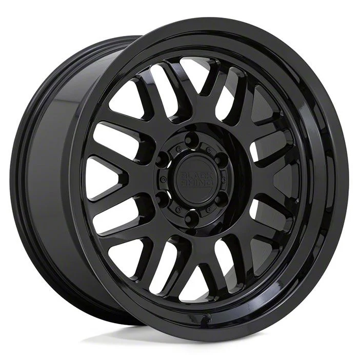 Black Rhino Delta Gloss Black 6-Lug Wheel; 17x9.5; 12mm Offset (21-26 Tahoe)