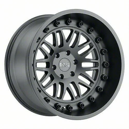 Black Rhino Fury Matte Gunmetal 6-Lug Wheel; 18x9.5; 12mm Offset (21-26 Tahoe)
