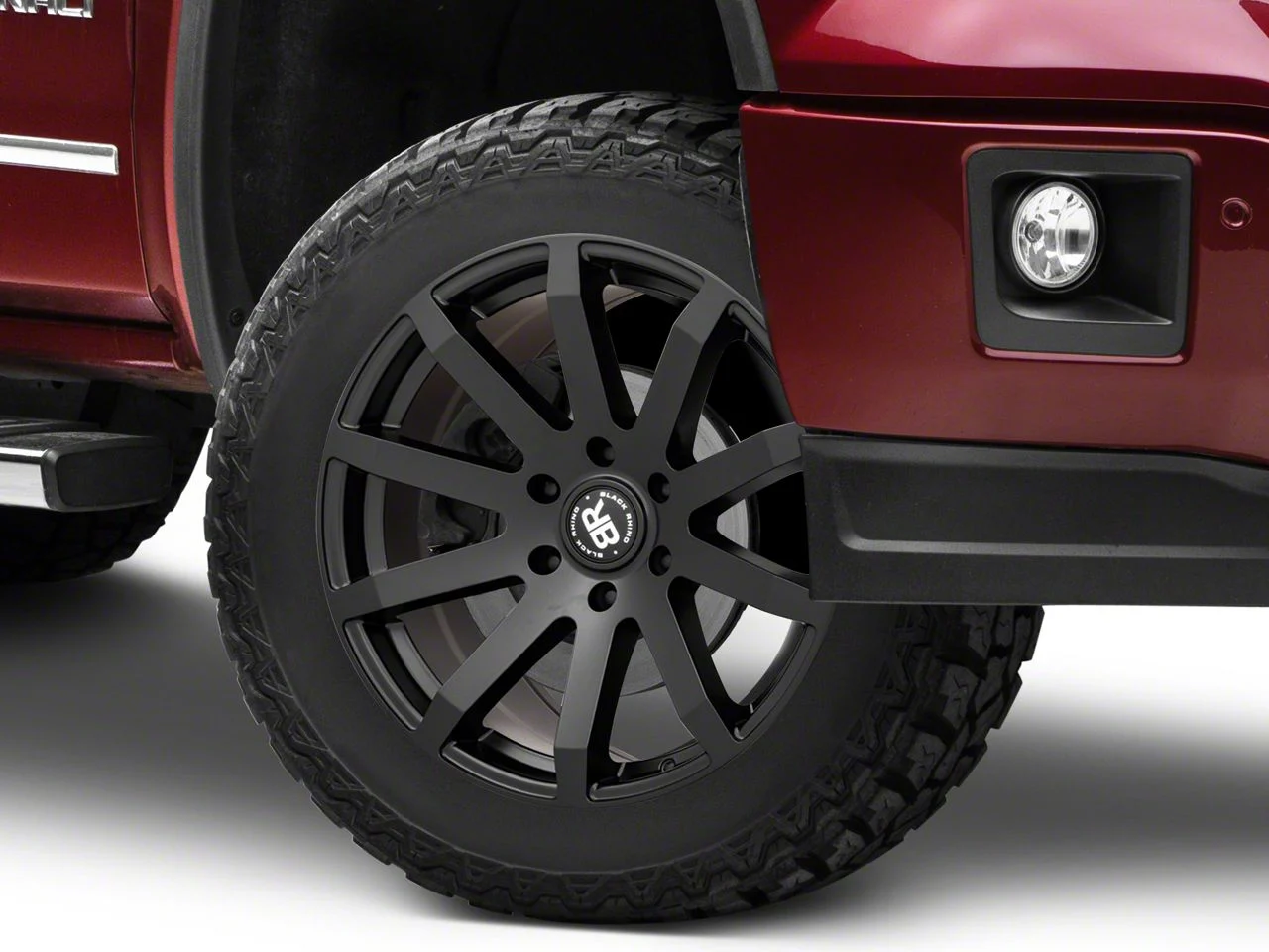 Black Rhino Traverse Matte Black 6-Lug Wheel; 20x9; 15mm Offset (14-18 Sierra 1500)