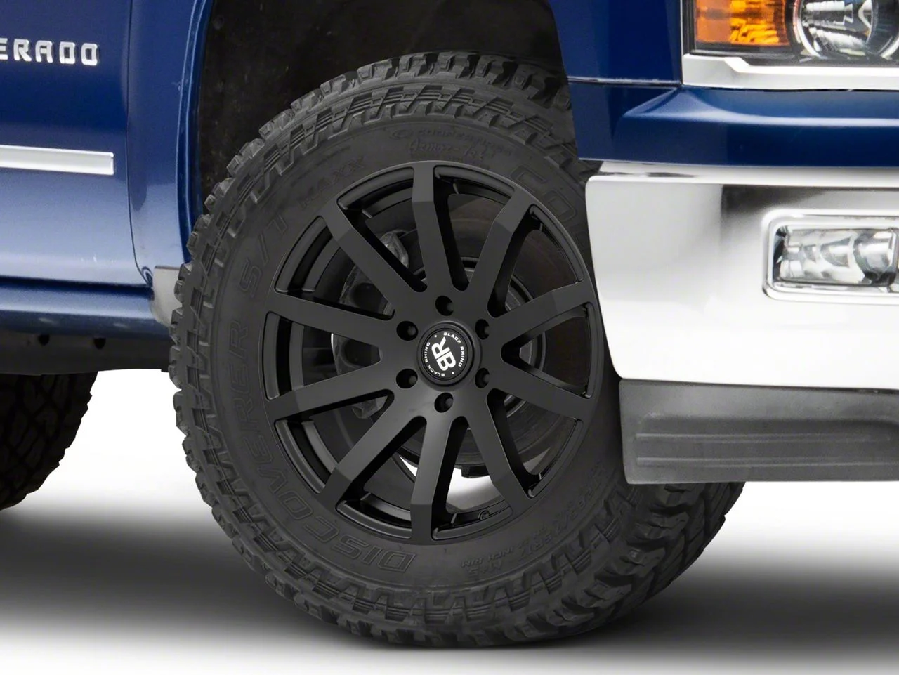 Black Rhino Traverse Matte Black 6-Lug Wheel; 20x9; 15mm Offset (14-18 Silverado 1500)