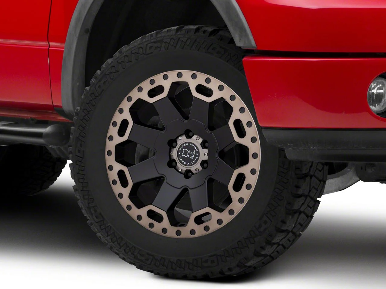 Black Rhino Warlord Matte Black with Machined Dark Tint Lip 6-Lug Wheel; 20x9; 12mm Offset (04-08 F-150)