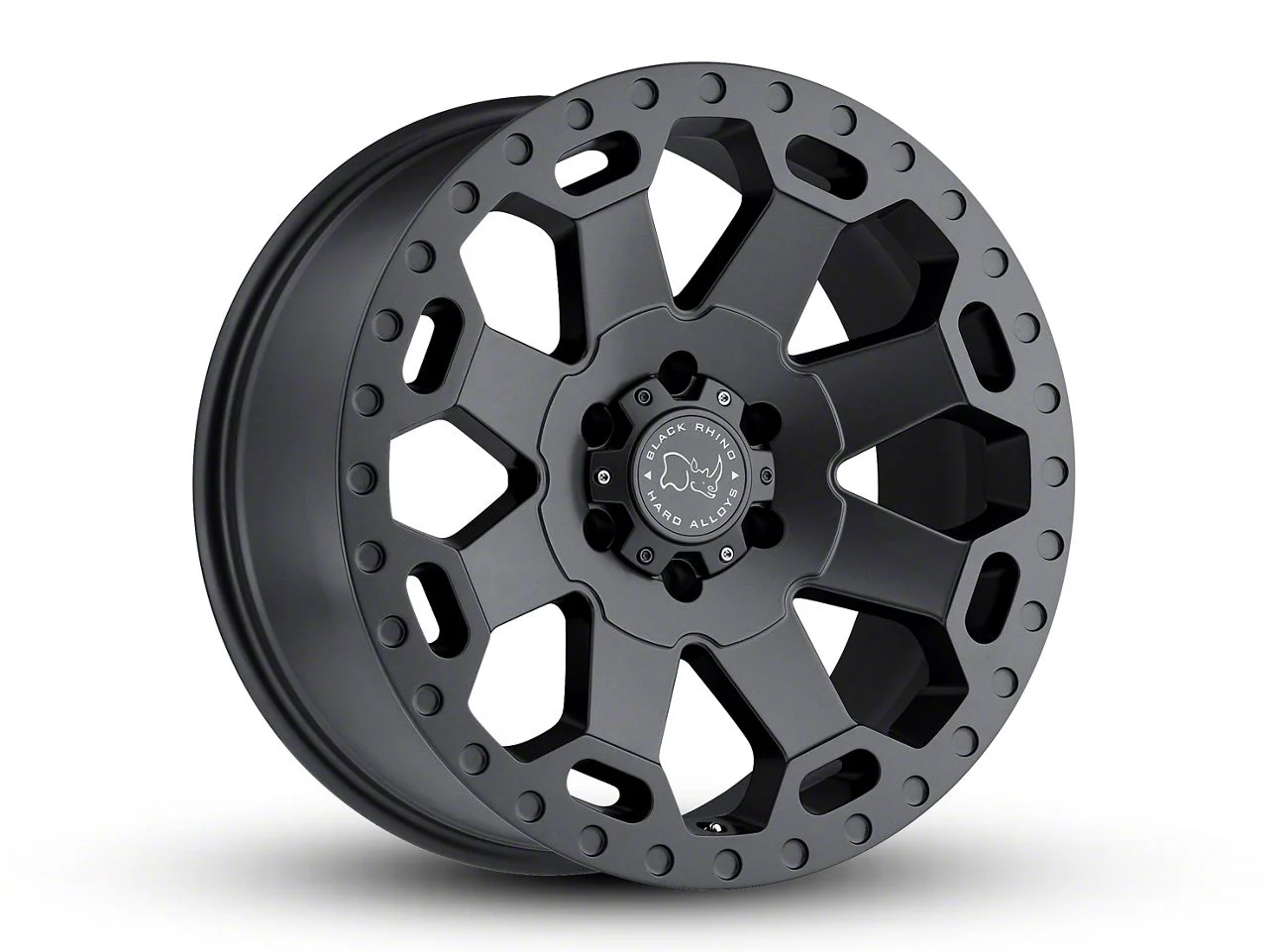 Black Rhino Warlord Matte Gunmetal 5-Lug Wheel; 17x9; 0mm Offset (09-18 RAM 1500)
