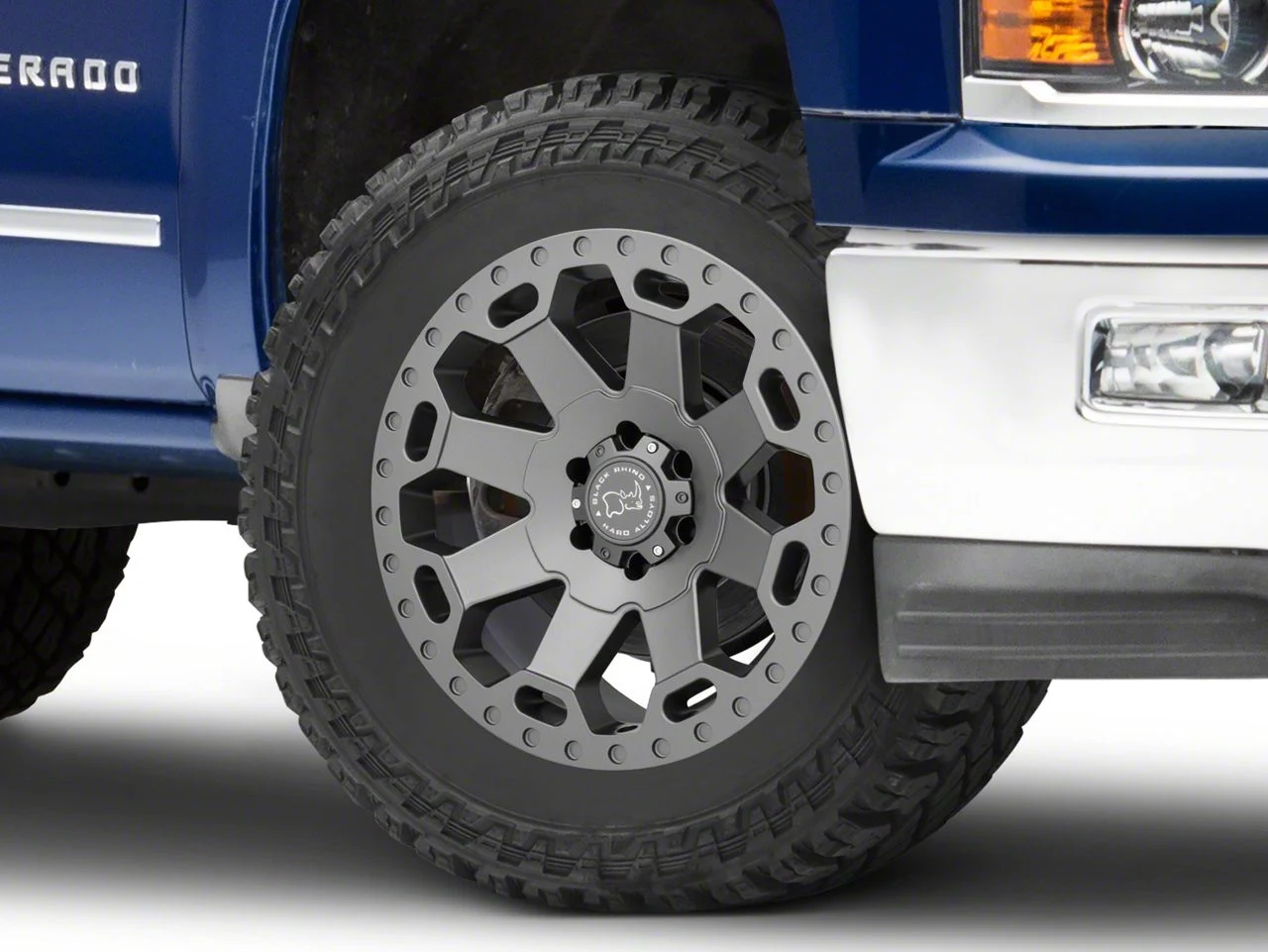 Black Rhino Warlord Matte Gunmetal 6-Lug Wheel; 20x9; 12mm Offset (14-18 Silverado 1500)