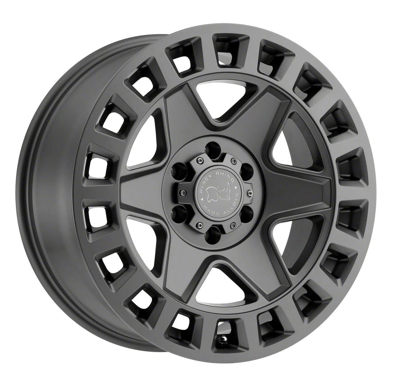 Black Rhino York Matte Gunmetal 5-Lug Wheel; 17x9; 0mm Offset (09-18 RAM 1500)