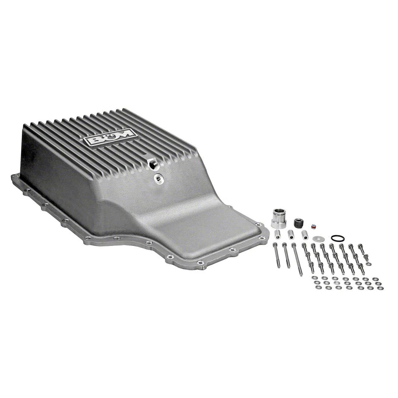 B&M 6R140 HI-TEK Deep Transmission Pan; Natural (11-22 F-350 Super Duty)