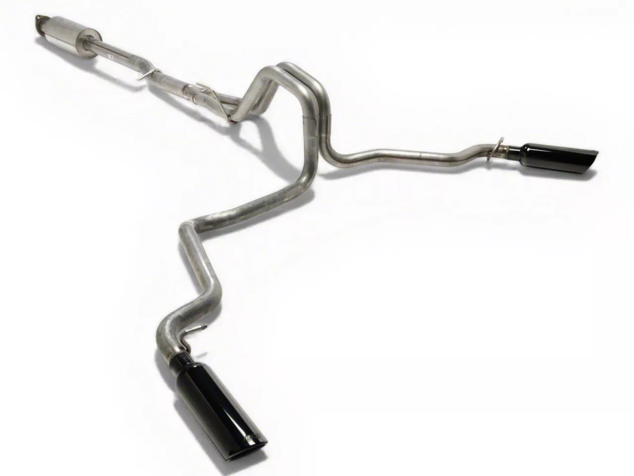 Borla ATAK Dual Exhaust System with Black Chrome Tips; Rear Exit (15-20 3.5L EcoBoost F-150, Excluding Raptor & 19-20 F-150 Limited)