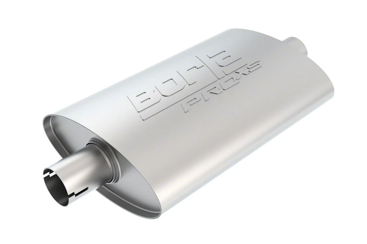 Borla Pro XS Center/Center Oval Muffler; 2.25-Inch (Fits 2.25-Inch Exhaust Pipe)