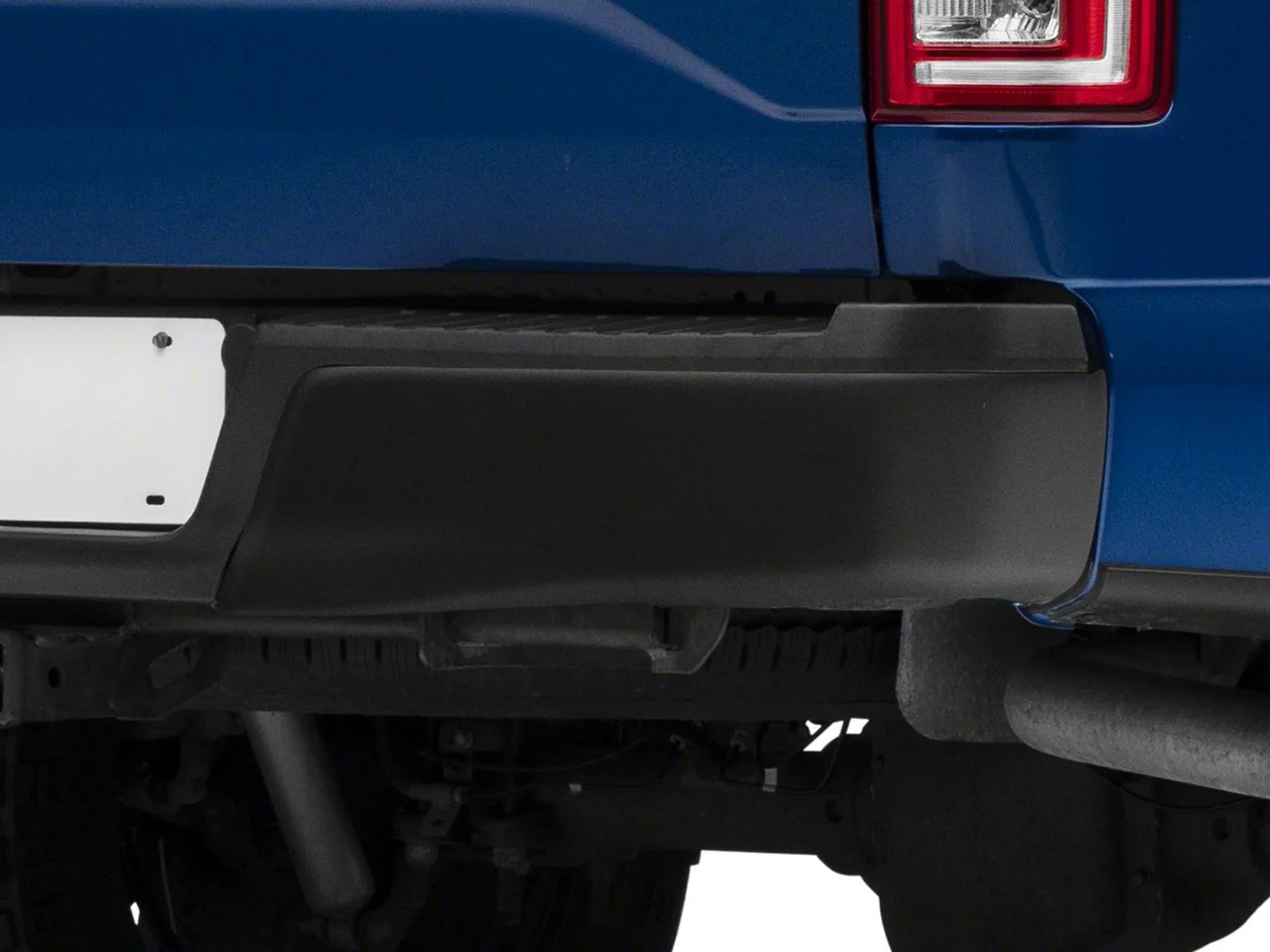 Rear Bumper Covers; Matte Black (15-20 F-150, Excluding Raptor)