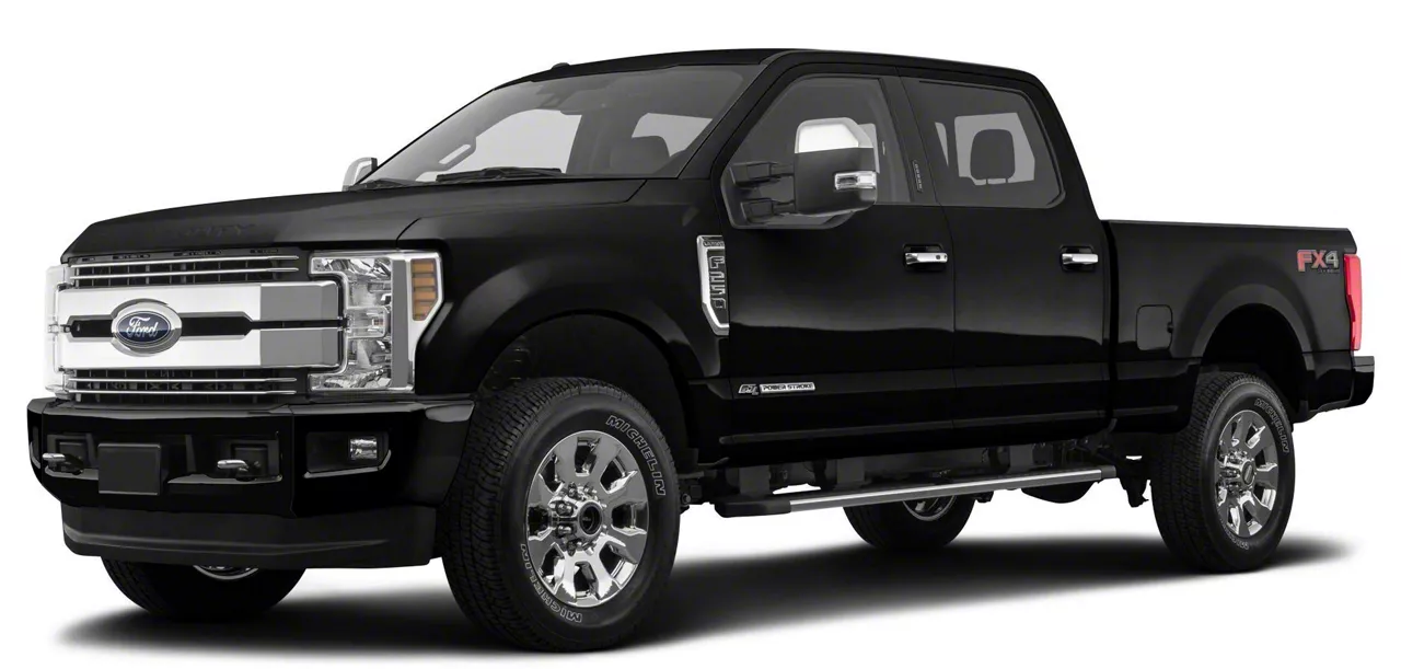 Front Bumper Cover; Gloss Black (17-19 F-350 Super Duty)