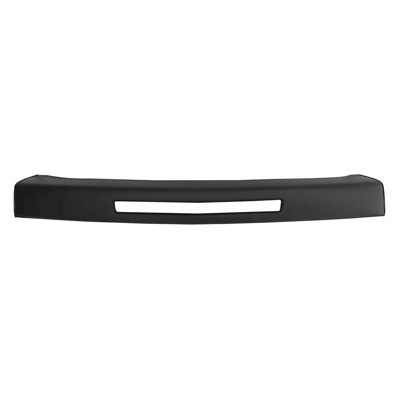 Front Bumper Center Section Cover with Bumper Air Intake Opening; Matte Black (07-13 Silverado 1500 w/ Steel Bumper)