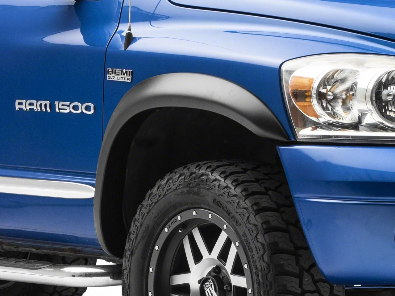 Bushwacker Extend-A-Fender Flares; Matte Black (02-08 RAM 1500)