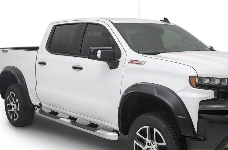 Bushwacker DRT Style Fender Flares; Front and Rear; Matte Black (19-26 RAM 3500)