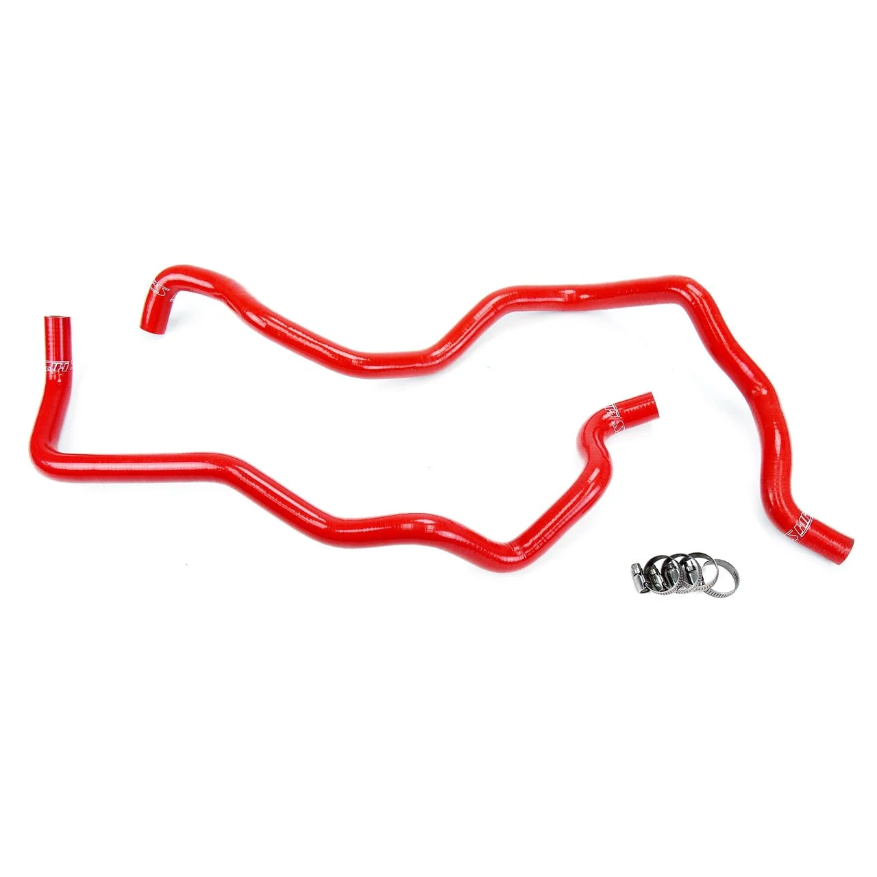 HPS Red Reinforced Silicone Heater Hose Kit for Jeep 07-11 Wrangler JK 3.8L V6 Left Hand Drive