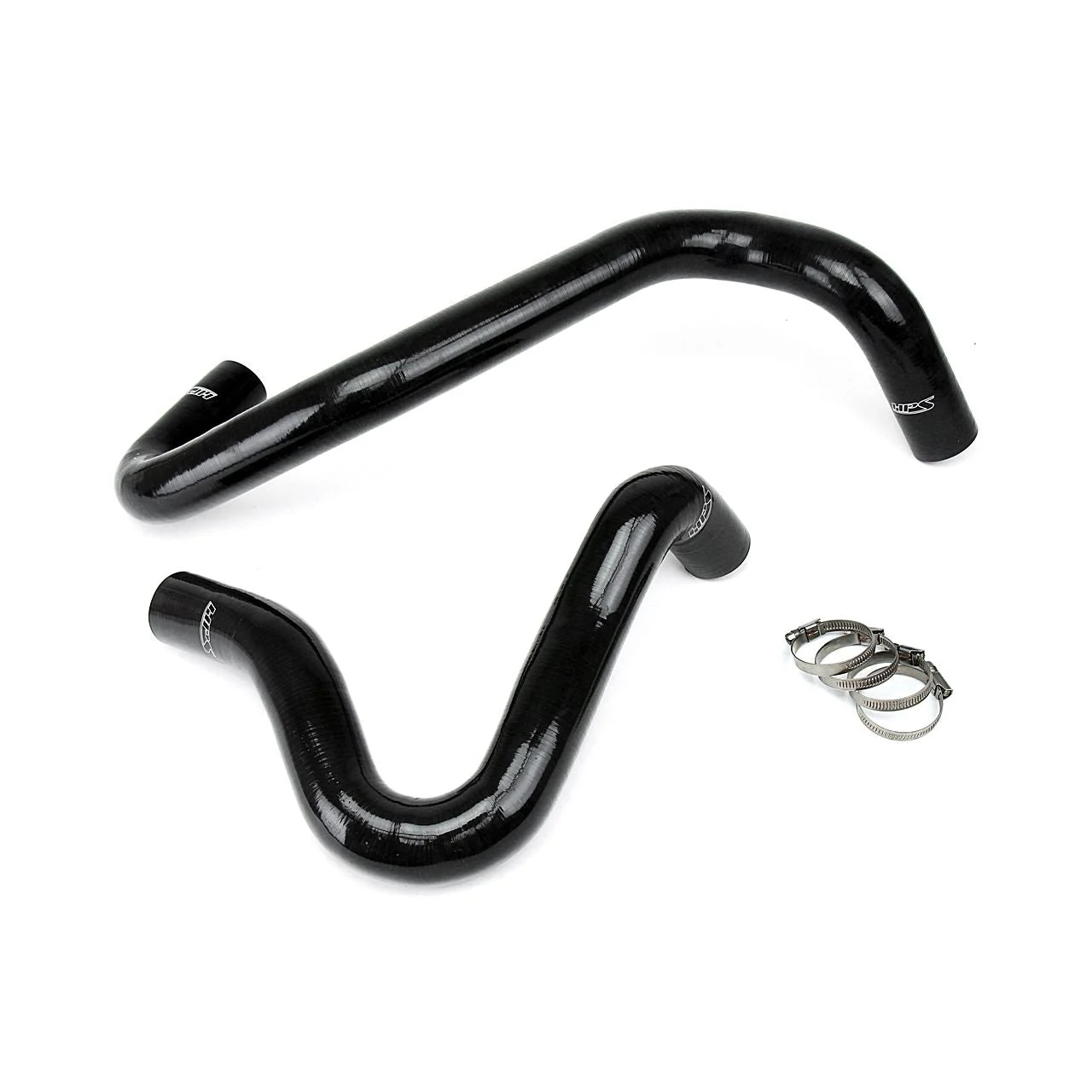 HPS Black Reinforced Silicone Radiator Hose Kit Coolant for Ford 01-03 F250 Superduty w/ 7.3L Diesel Single or Dual Alternator