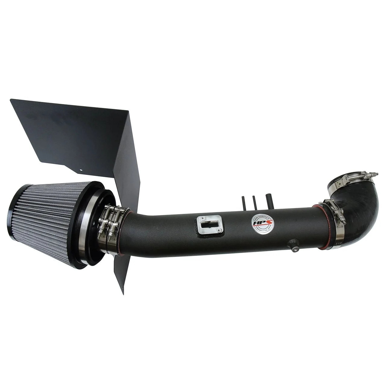 HPS Cold Air Intake Kit 05-07 Toyota Sequoia 4.7L V8, Includes Heat Shield, Black