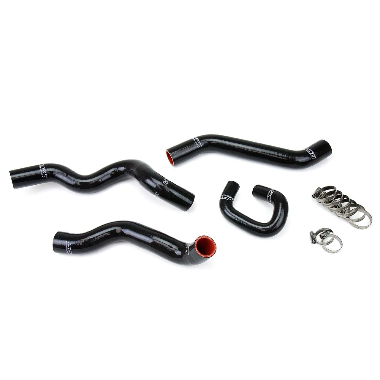 HPS Black Reinforced Silicone Radiator Hose Kit Coolant for Chevy 08-10 Cobalt SS 2.0L Turbo