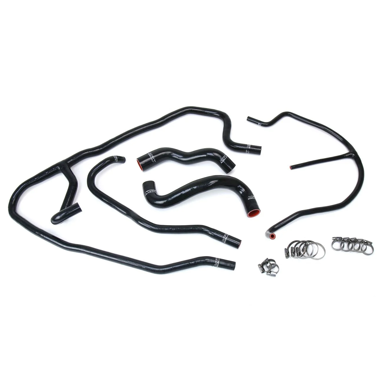 HPS Reinforced Black Silicone Radiator + Heater Hose Kit Coolant for Chevy 09-13 Corvette 6.2L V8