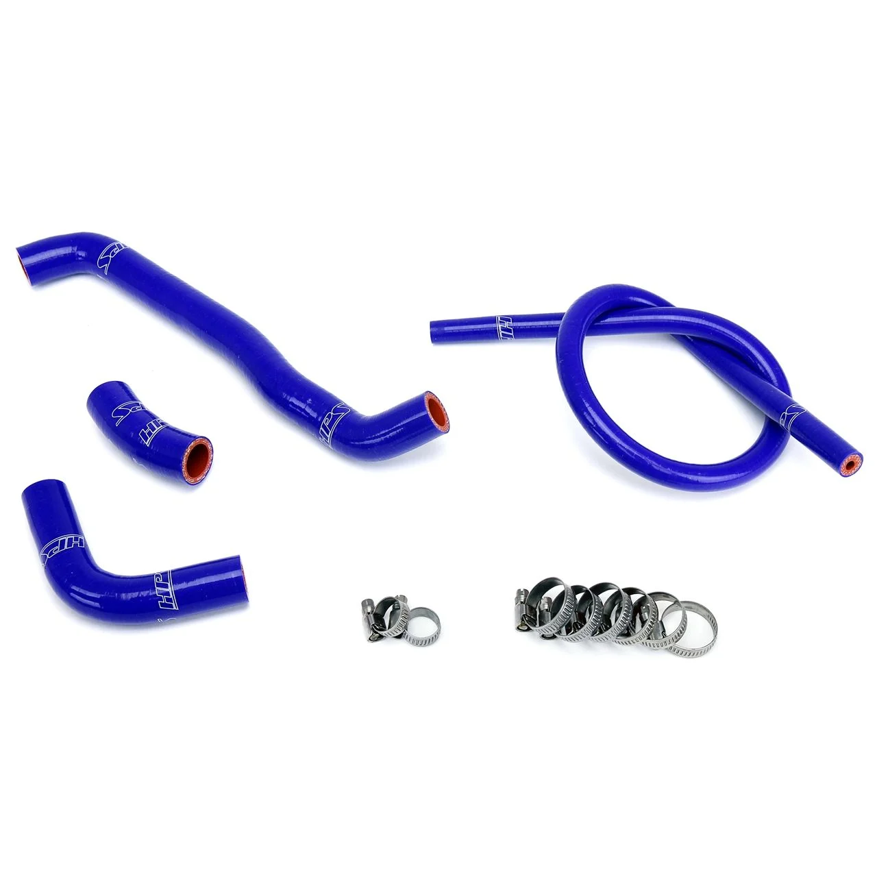 HPS Blue Reinforced Silicone Radiator Hose Kit for Suzuki 00-08 DRZ400S DRZ400SM