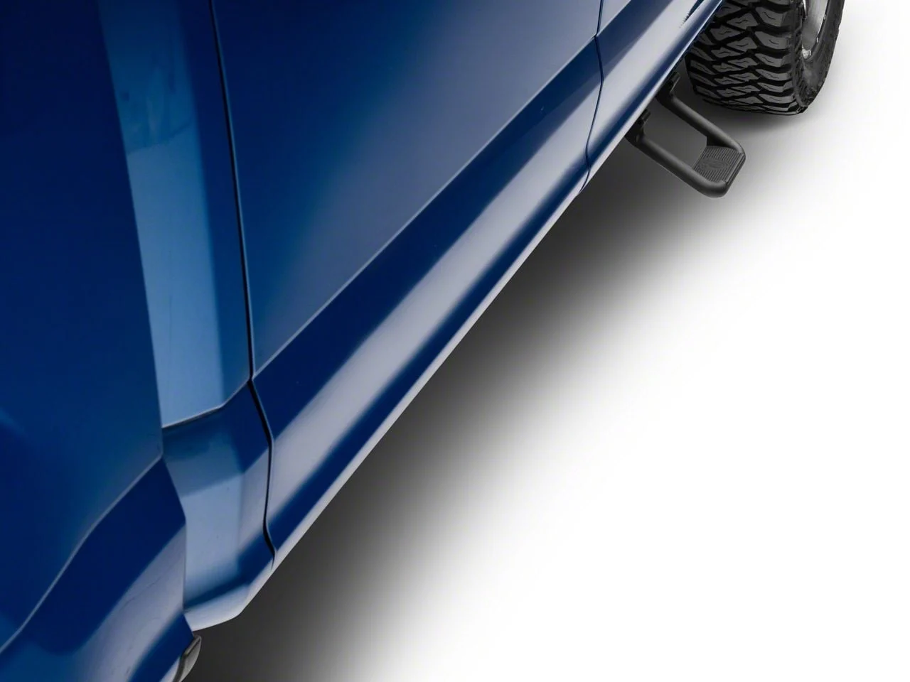 Hoop II Side Step; Black (15-26 F-150)