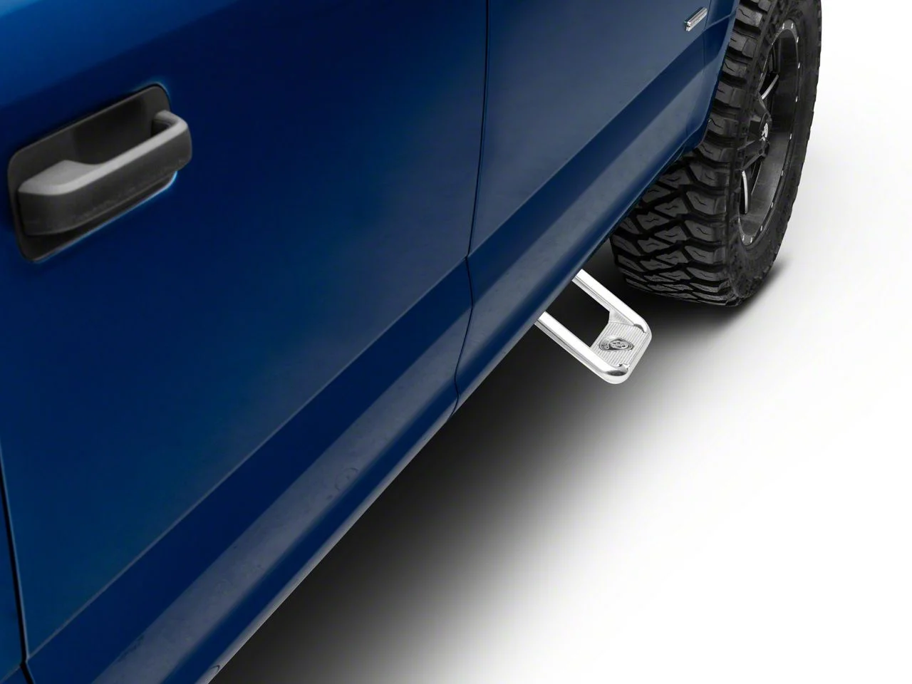Hoop II Side Step; Polished (15-26 F-150)