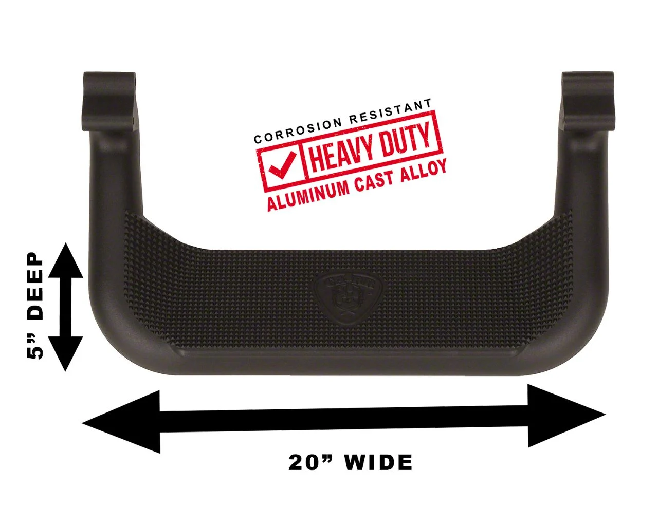 Super Hoop Side Step; Black (15-26 F-150)