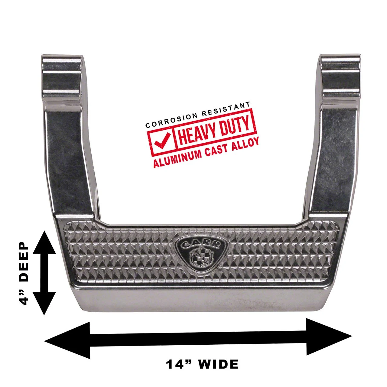 LD Side Steps; Polished; Pair (09-18 RAM 1500)
