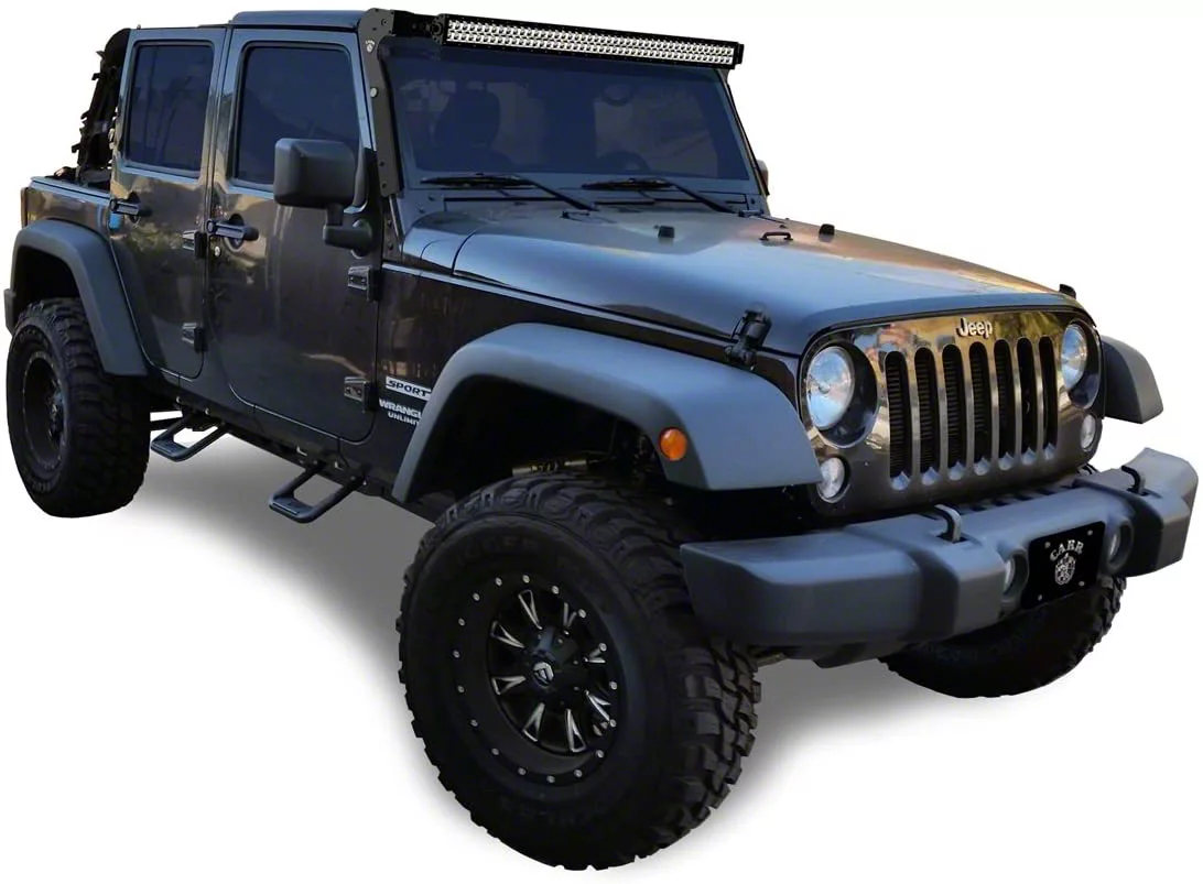 Hoop II Side Steps; Black; Pair (02-08 RAM 1500)