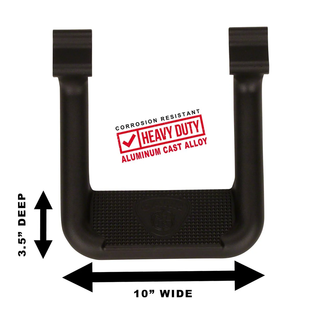 Hoop II Side Steps; Black; Pair (19-23 Ranger SuperCab)