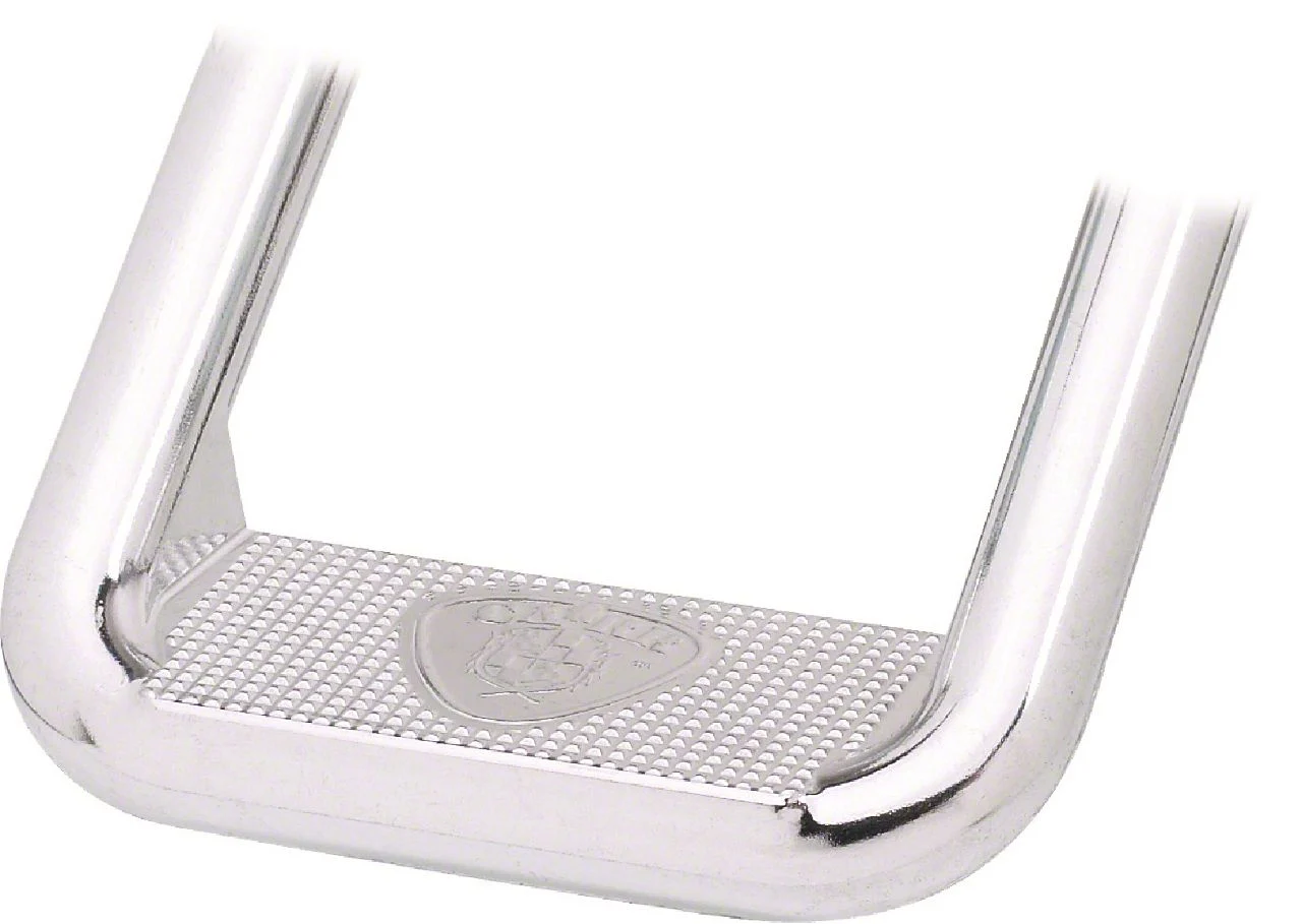 Hoop II Steps; Polished; Pair (20-26 Sierra 2500 HD)