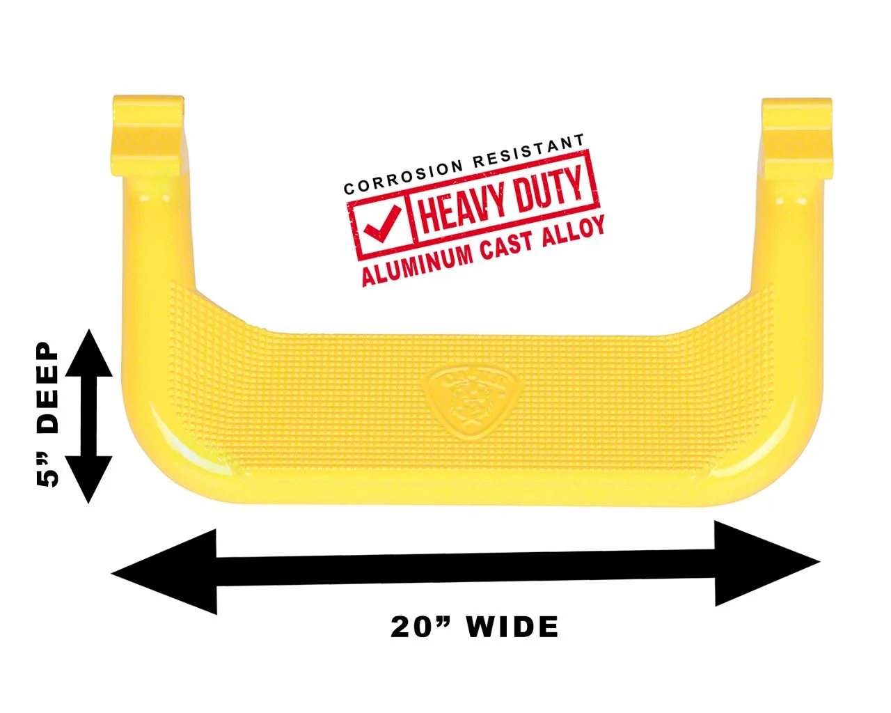 Super Hoop Side Steps; Safety Yellow; Pair (07-19 Silverado 2500 HD)